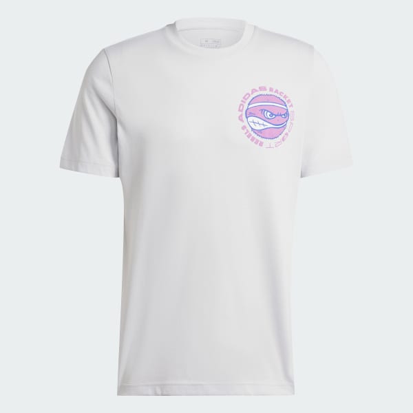 Grey Racket Sport Rebels Graphic T-Shirt