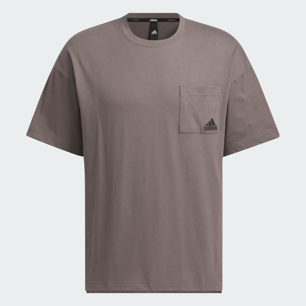 アディダス POCKET TEE - ブラウン | アディダス ジャパン