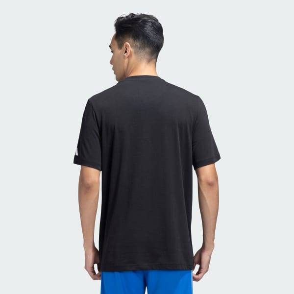 White ADIDAS CRICKET ROHIT SHARMA HIGHEST SCORE TEE