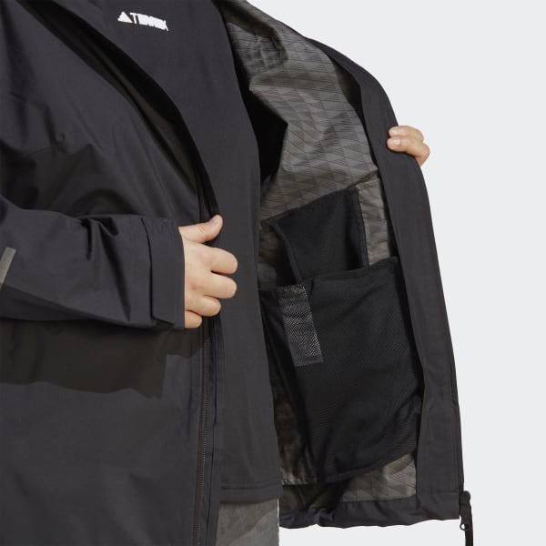 Zwart Terrex Multi RAIN.RDY 2,5-laags Regenjack (Grote Maat)