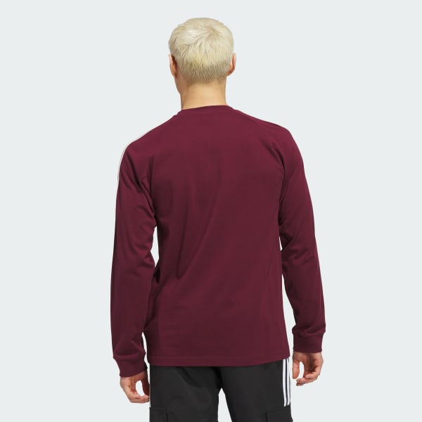 Texas A&M Aggies x Originals Jersey Cotton 3-Stripes Long Sleeve Tee