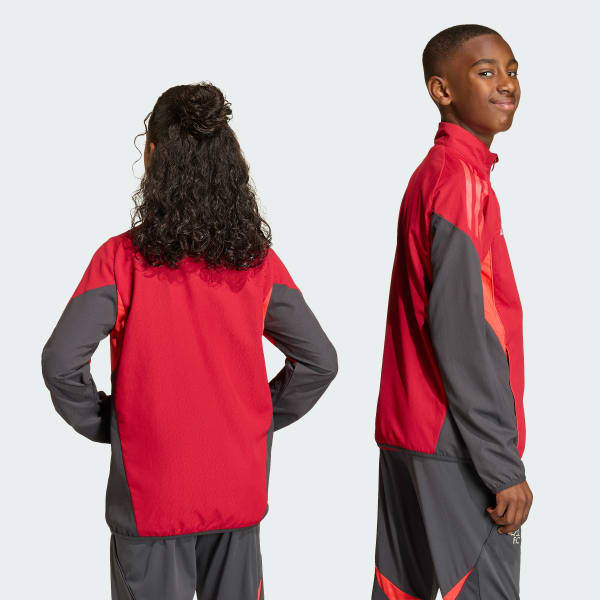 Red Liverpool FC Tiro 25 Competition Presentation Jacket Kids