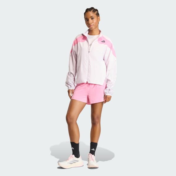 Pink Adizero Tokyo Running Jacket