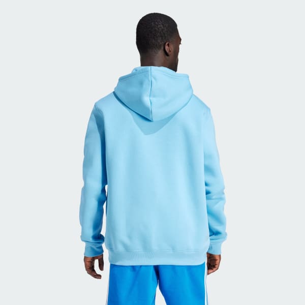 Blue Trefoil Essentials Hoodie