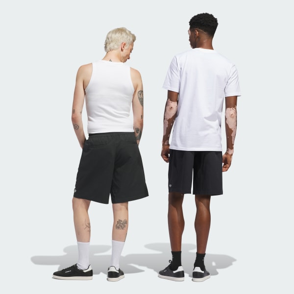 Cinza Shorts Skateboarding (Gênero Neutro)