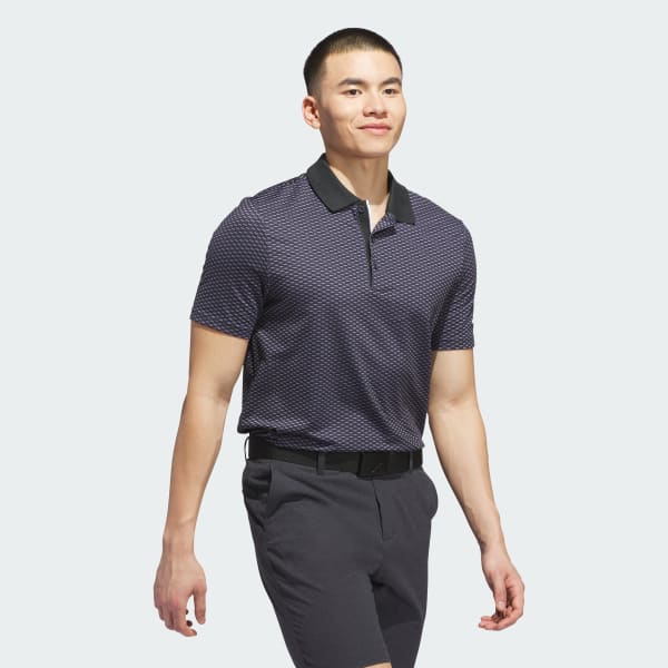 Purple Beyond The Course Textured Polo Shirt