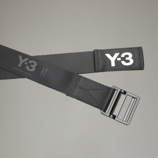 Black Y-3 Belt