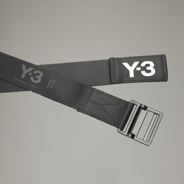 zwart Y-3 Classic Logo Riem