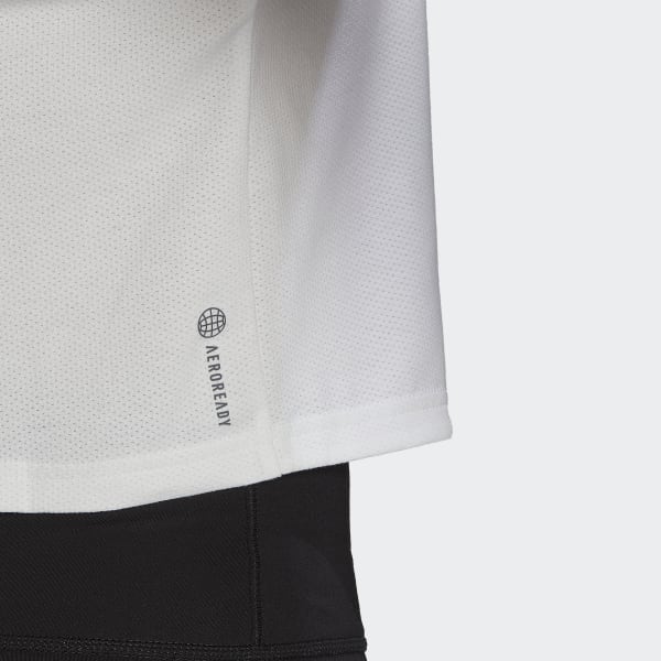 adidas Train Icons 3 Bar Logo Tee - White | adidas Singapore