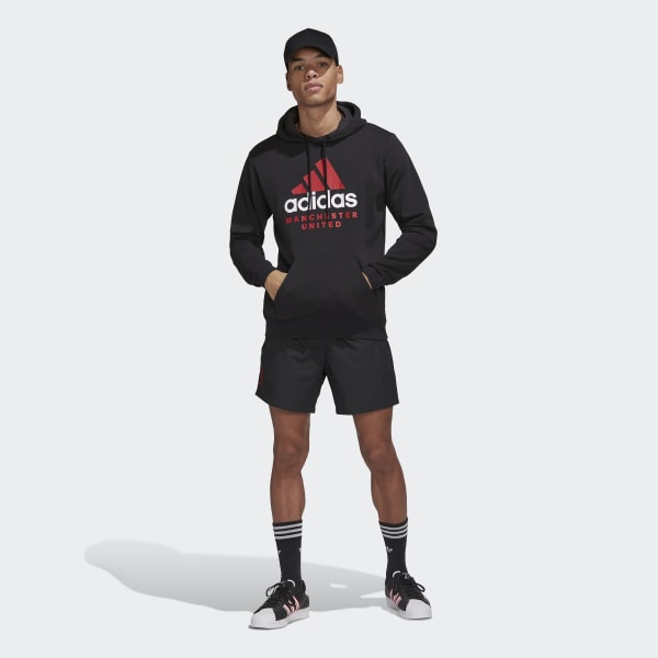 Preto Camisola com Capuz ADN do Manchester United