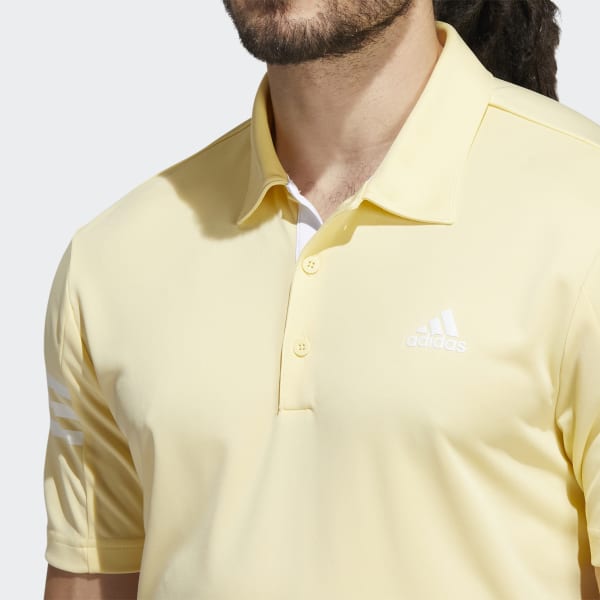 Yellow 3-Stripes Polo Shirt RK545