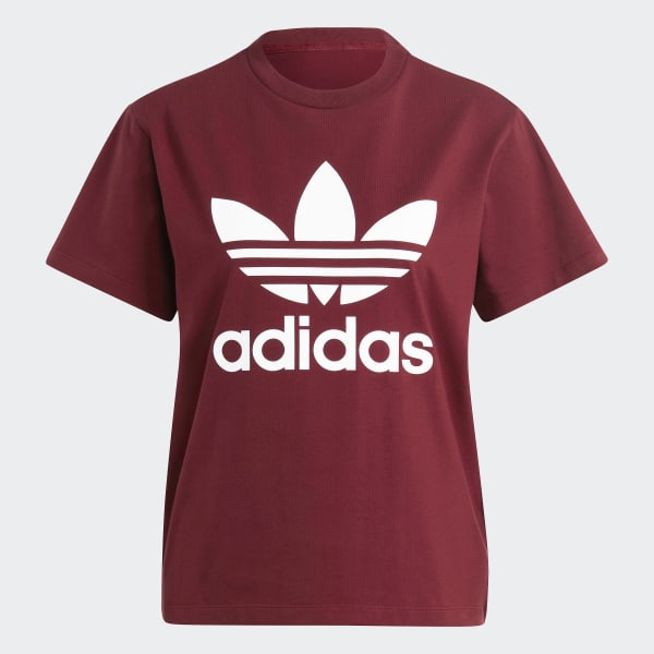 Bordeaux T-shirt Trèfle Adicolor Classics