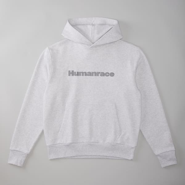 Grey Pharrell Williams Basics Hoodie (Gender Neutral) ZF401