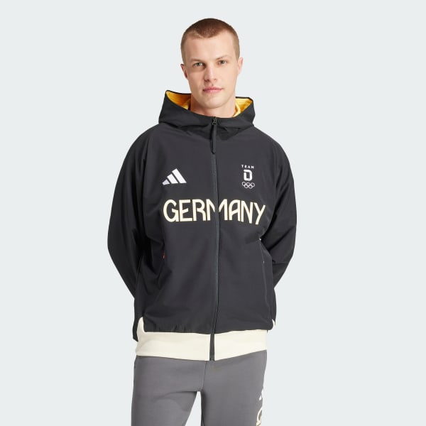 adidas Team Deutschland Podium Jacke Schwarz adidas Deutschland