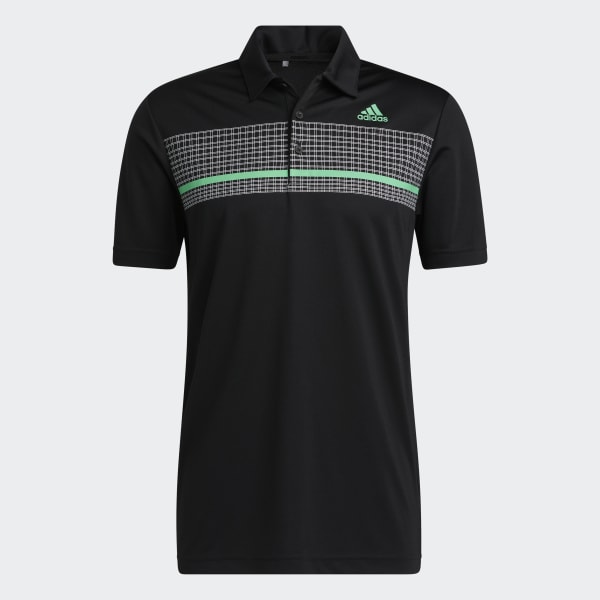 Black Primegreen Check Polo Shirt TI189