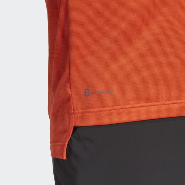 Oransje Terrex Multi Half-Zip T-skjorte