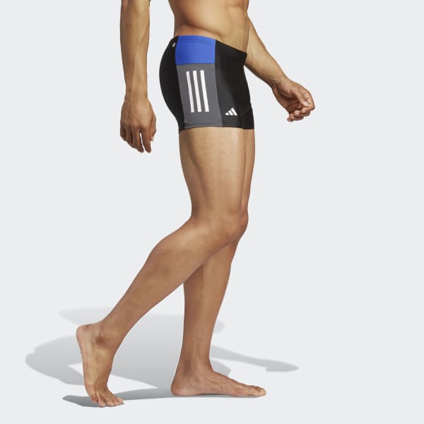 Svart Colorblock 3-Stripes Swim Boxers