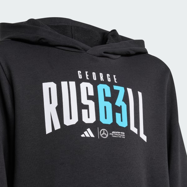 Czerń Bluza z kapturem Mercedes - AMG Petronas Formula One Team George Russell