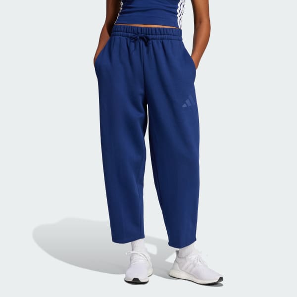 Blu Pantaloni Essentials Contemporary Logo Fleece Barrel