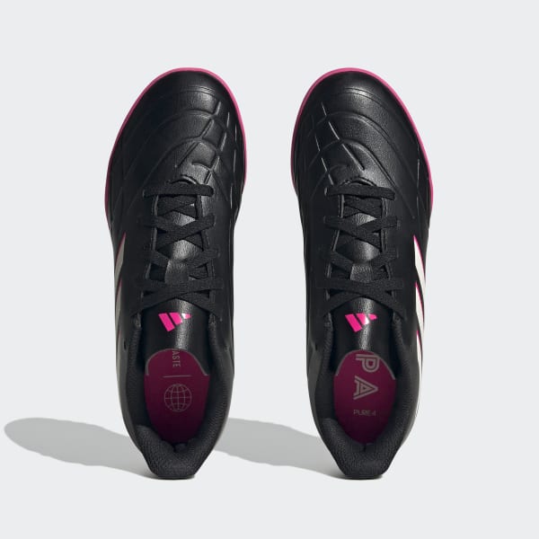 Negro Calzado de Fútbol Copa Pure.4 Pasto Sintético