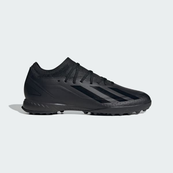Negro Zapatos X Crazyfast.3 Césped artificial
