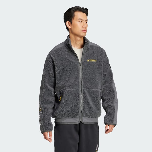 Veste poils longs National Geographic Non genree Gris adidas adidas France