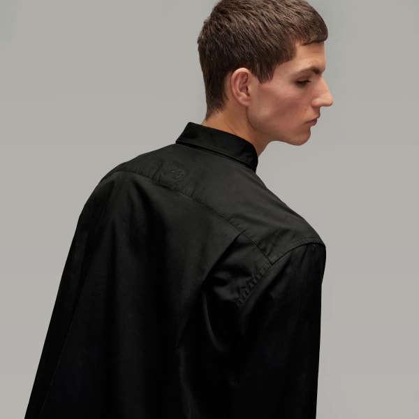 adidas Y-3 Pleated Pocket Shirt - Black | Free Shipping with adidas Y-3 Pleated Pocket Shirt - Black | Free Shipping with