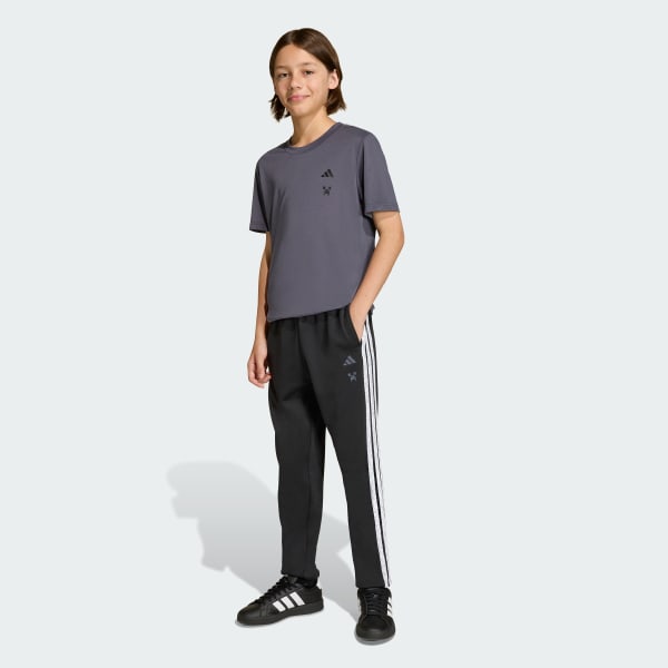 สีเทา เสื้อยืดเทรนนิง ADIDAS MINECRAFT