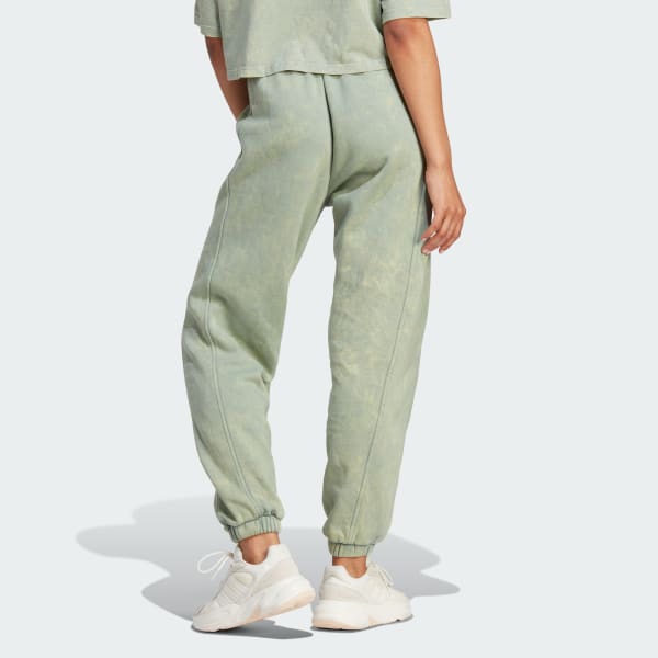 adidas ALL SZN Fleece Washed Pants - Green | adidas Canada