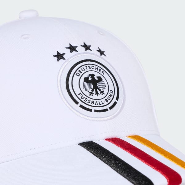 Weiss Deutschland Fußballkappe