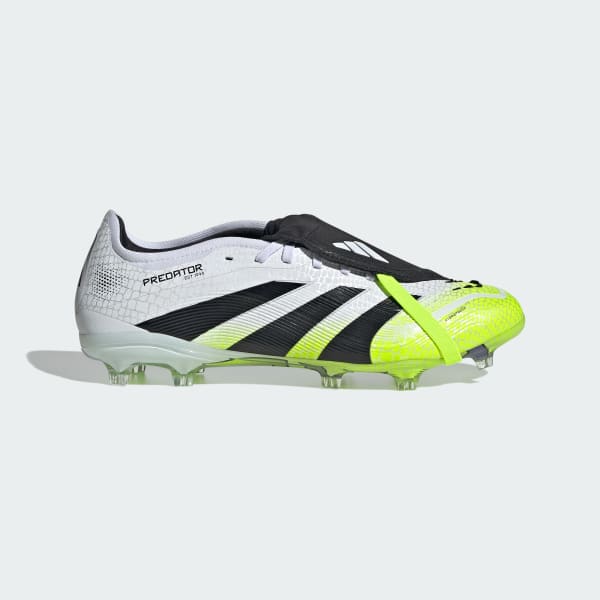 Putih Sepatu Bola Predator Pro Fold Over Tongue Firm Ground