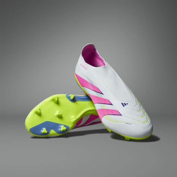 adidas Predator League Laceless Firm/Multi-Ground Cleats - White