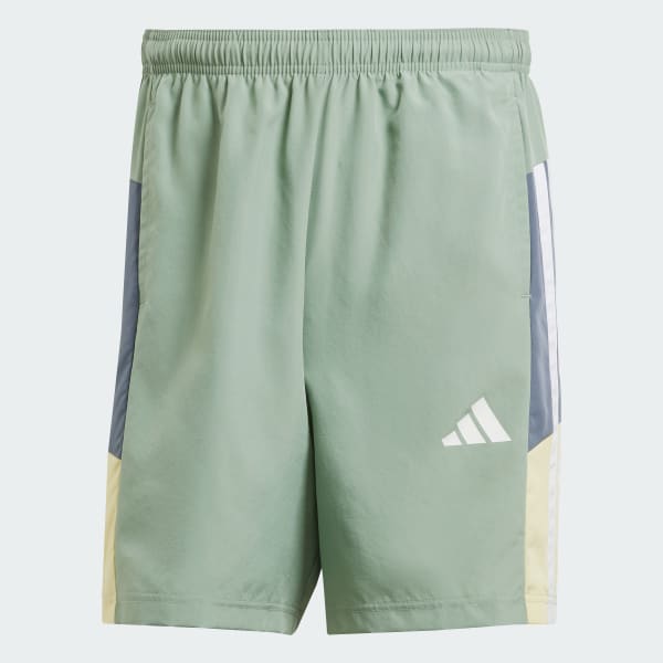 Green Train Essentials Seasonal Colorblock Shorts