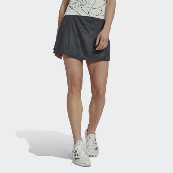 Szary Club Tennis Graphic Skirt P9937