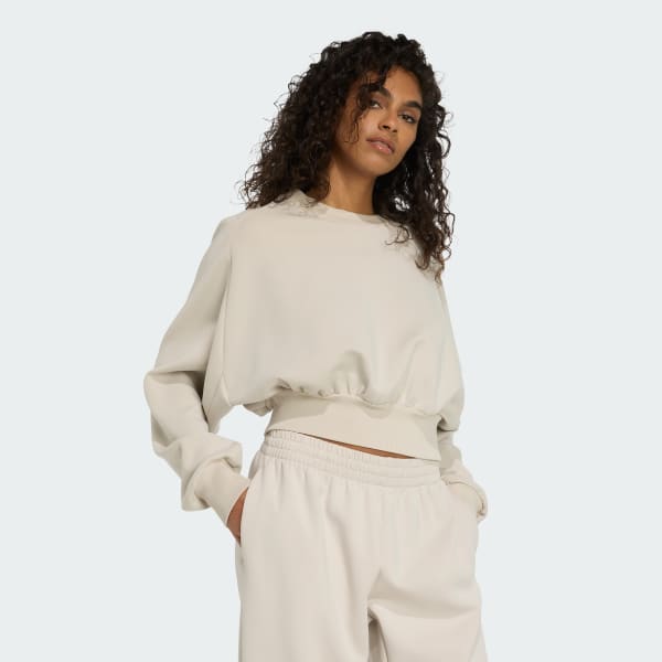 人気特価激安 adidas Shipping Free | Beige - Sweatshirt Loose Lux Soft 小物