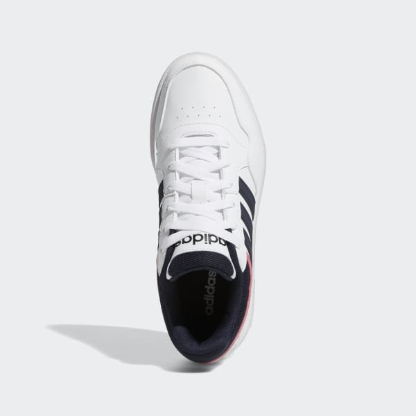 White Hoops 3.0 Low Classic Shoes