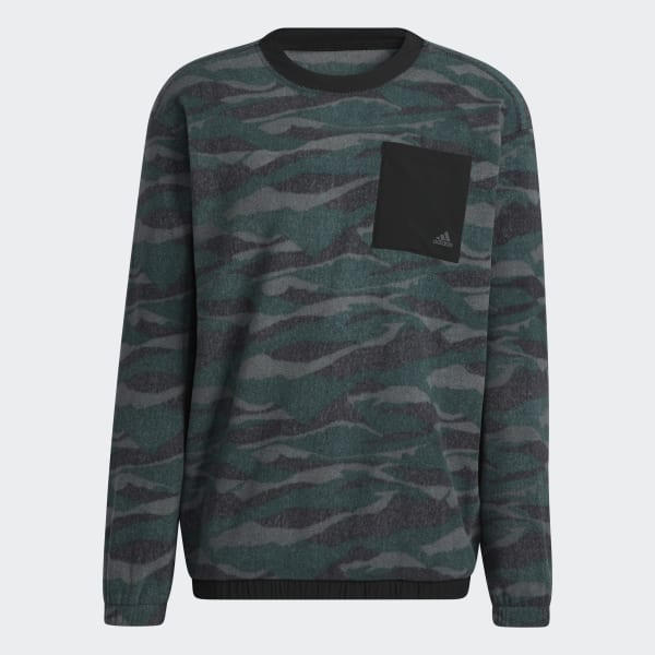 Noir Sweat-shirt Texture-Print P2611