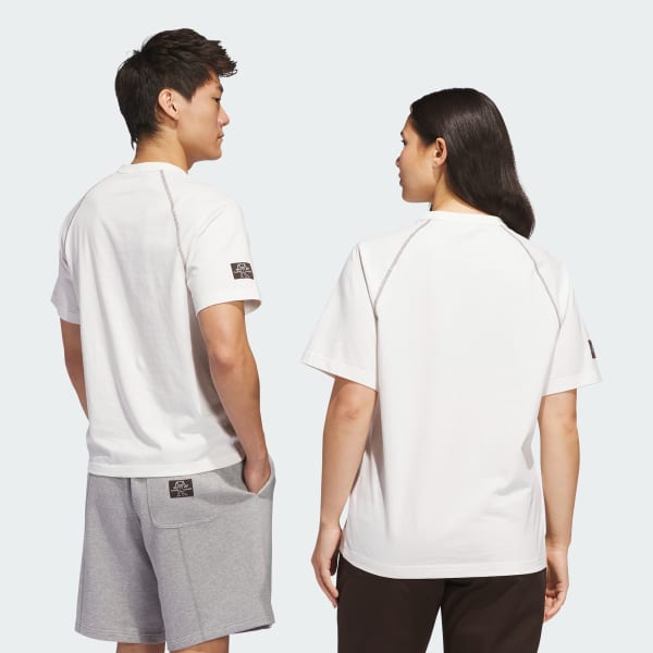 Putih Tee Shmoofoil Featherweight (Uniseks)