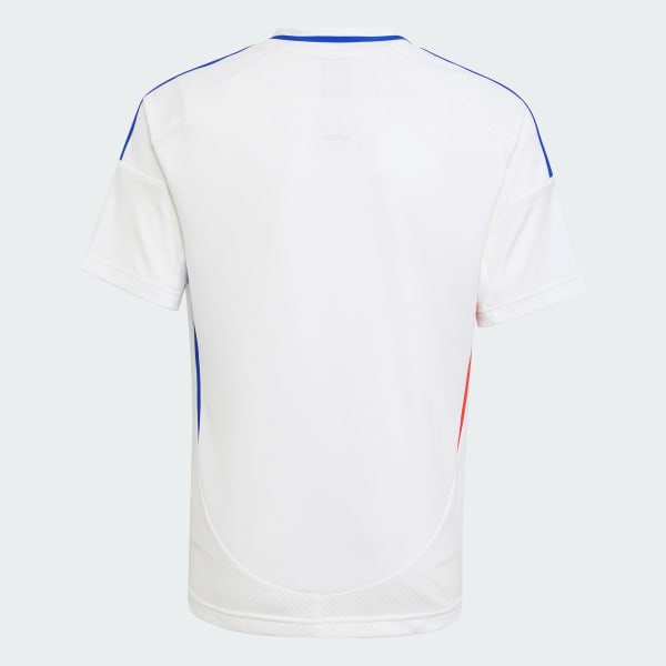 White Olympique Lyonnais 24/25 Home Jersey Kids