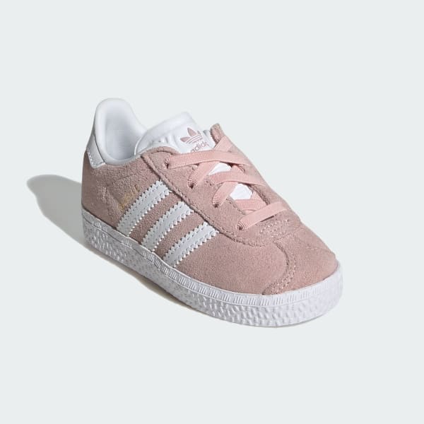 Pink adidas gazelle junior online