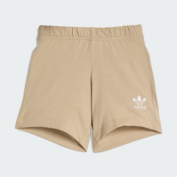 Beige Tuta Shorts Tee Infant