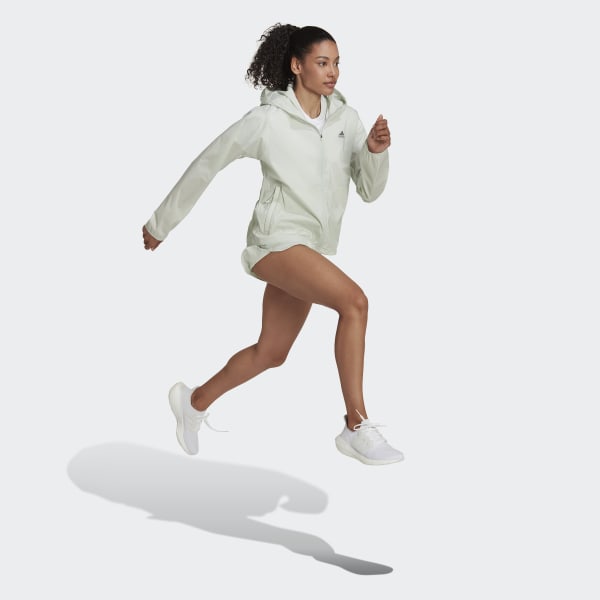 Πράσινο Run Fast Zip Solid Jacket