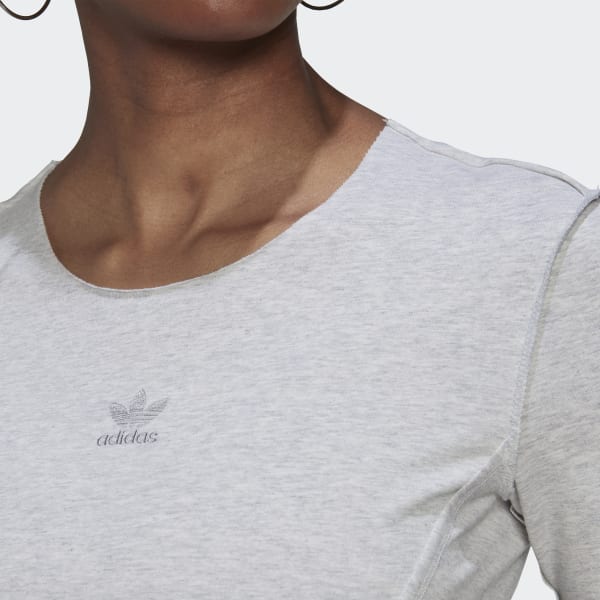 Grigio T-shirt Crop Loungewear VT069