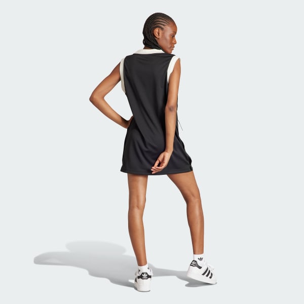 adidas Originals adicolor sleeveless t-shirt dress in black