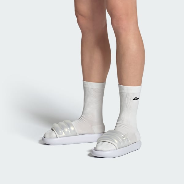 White Adilette ZPLAASH Slides