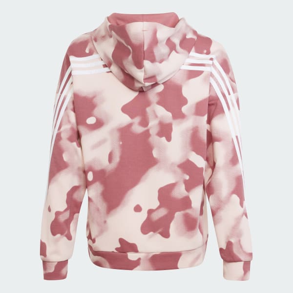 Rosado Polerón con Capucha Future Icons Estampado Camo Kids