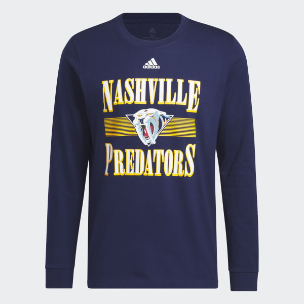 Adidas Sport Fresh Long Sleeve Tee - Nashville Predators - Adult - Nashville Predators - XL