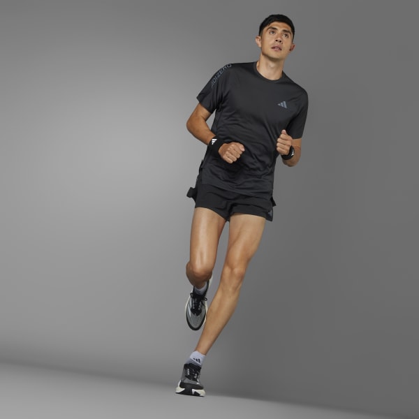 正品 adidas アディダス トレーニングSUPPLY半袖Tシャツ アディダス アディゼロ ランニング 半袖Tシャツ - ブラック