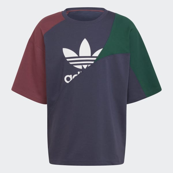 Adidas originals moa colorblock t-shirt junior hotsell
