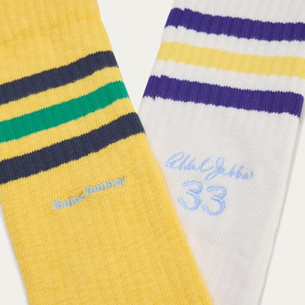 Wales Bonner Jabbar 3-Stripes Socks